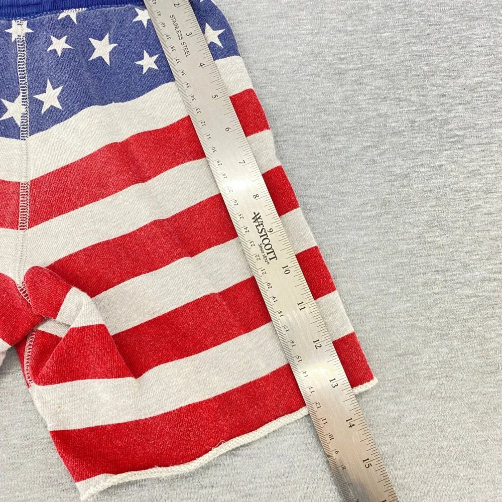OshKosh B'gosh Kids Boys Girls American Flag Print Sweat Shorts‎ Size 7